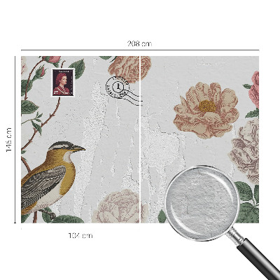 Nowoczesna fototapeta do salonu Kwiaty vintage