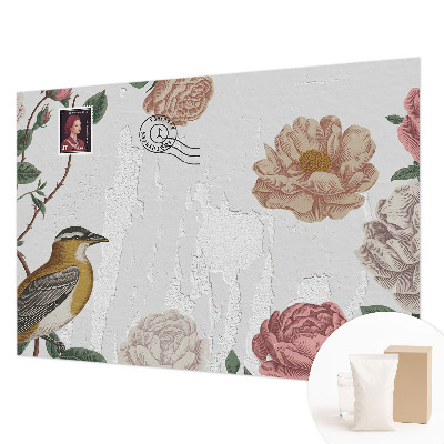 Nowoczesna fototapeta do salonu Kwiaty vintage