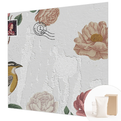 Nowoczesna fototapeta do salonu Kwiaty vintage