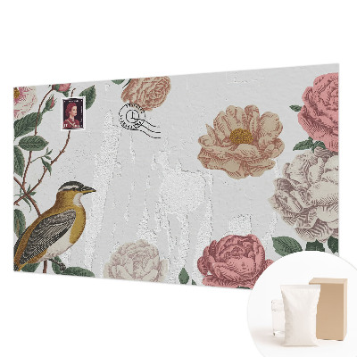 Nowoczesna fototapeta do salonu Kwiaty vintage