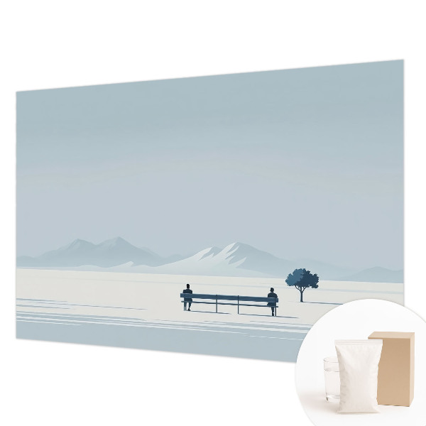 Tapeta fotograficzna fizelinowa w stylu minimalistycznego krajobrazu