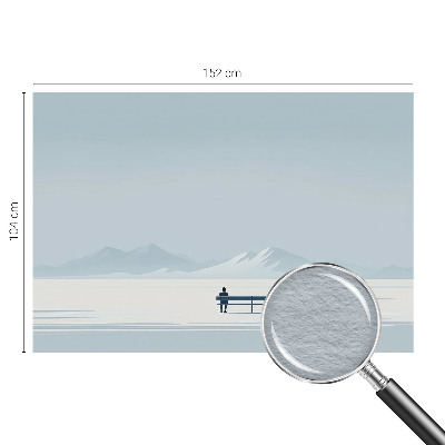 Tapeta fotograficzna fizelinowa w stylu minimalistycznego krajobrazu