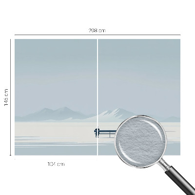 Tapeta fotograficzna fizelinowa w stylu minimalistycznego krajobrazu