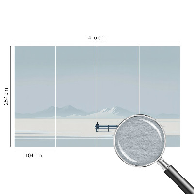 Tapeta fotograficzna fizelinowa w stylu minimalistycznego krajobrazu