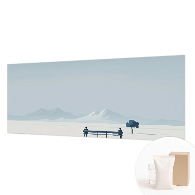 Tapeta fotograficzna fizelinowa w stylu minimalistycznego krajobrazu
