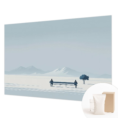 Tapeta fotograficzna fizelinowa w stylu minimalistycznego krajobrazu