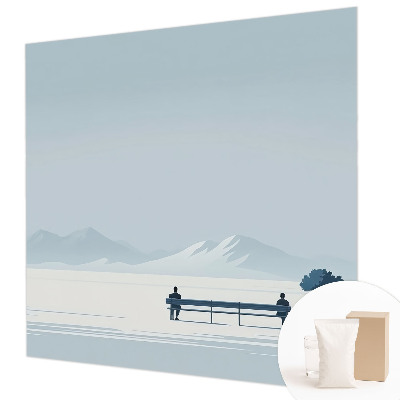 Tapeta fotograficzna fizelinowa w stylu minimalistycznego krajobrazu