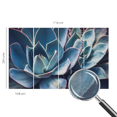 Nowoczesna fototapeta do salonu Zielony aloes