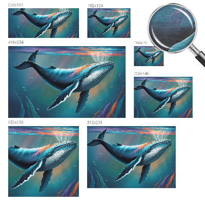 Dekoracyjna fototapeta na ścianę Dekoracyjna fototapeta na ścianę Morski gigant