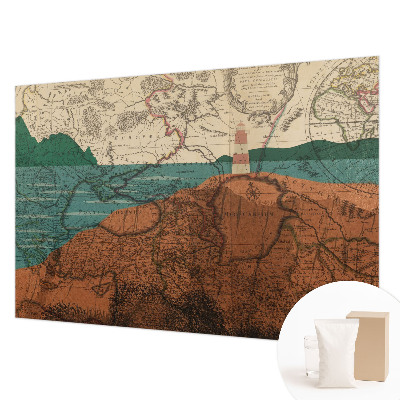 Fototapeta fizelinowa z nadrukiem Historyczna mapa