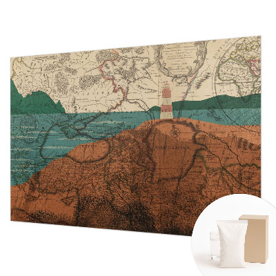 Fototapeta fizelinowa z nadrukiem Fototapeta fizelinowa z nadrukiem Historyczna mapa