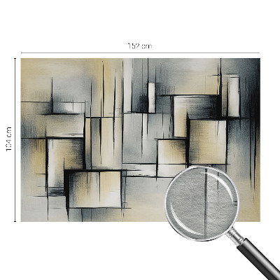 Dekoracyjna fototapeta na ścianę z abstrakcyjnym geometrycznym wzorem