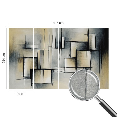 Dekoracyjna fototapeta na ścianę z abstrakcyjnym geometrycznym wzorem
