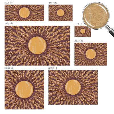 Tapeta fotograficzna fizelinowa Słoneczne promienie