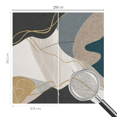 Nowoczesna fototapeta do salonu Abstrakcyjne formy