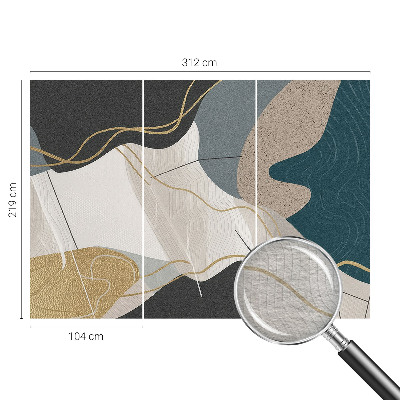 Nowoczesna fototapeta do salonu Abstrakcyjne formy