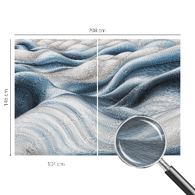 Dekoracyjna fototapeta na ścianę Miękkie fale