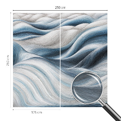 Dekoracyjna fototapeta na ścianę Miękkie fale