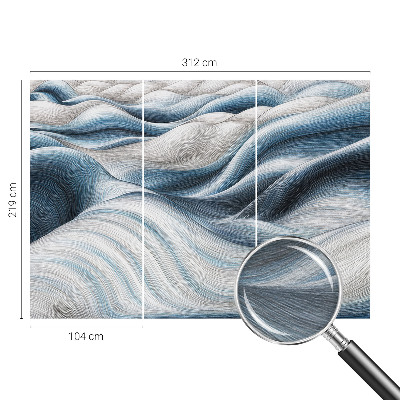 Dekoracyjna fototapeta na ścianę Miękkie fale