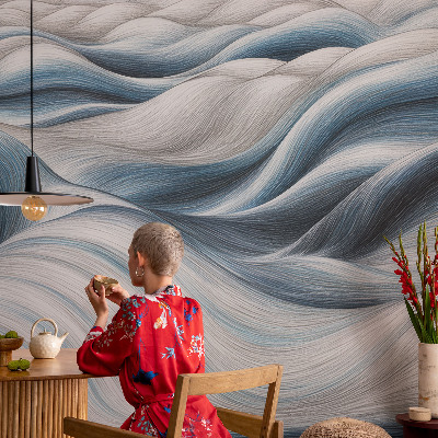 Dekoracyjna fototapeta na ścianę Miękkie fale