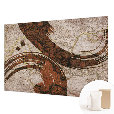 Tapeta fotograficzna Artystyczna mapa