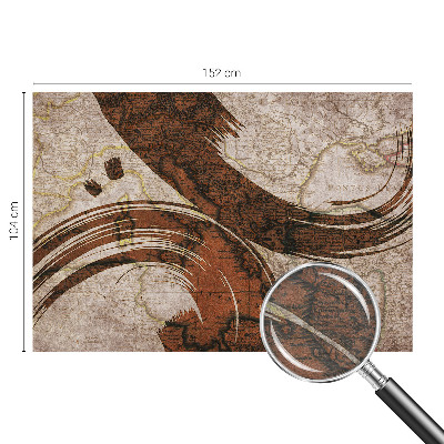 Tapeta fotograficzna Artystyczna mapa