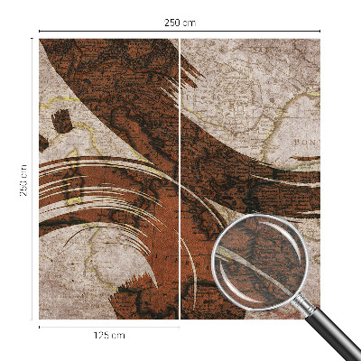 Tapeta fotograficzna Artystyczna mapa