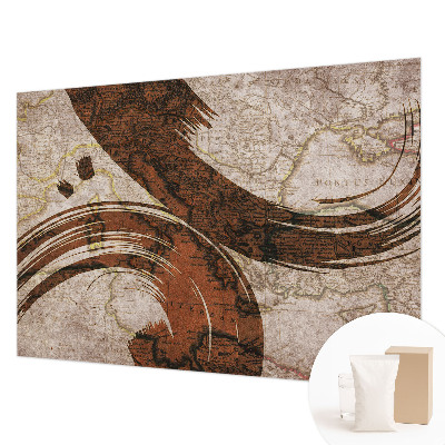 Tapeta fotograficzna Artystyczna mapa