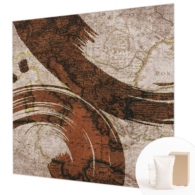 Tapeta fotograficzna Artystyczna mapa