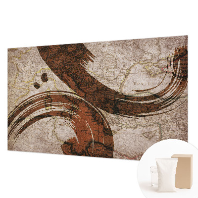 Tapeta fotograficzna Artystyczna mapa