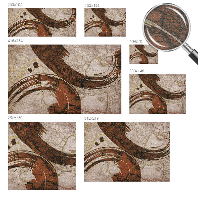 Tapeta fotograficzna Artystyczna mapa