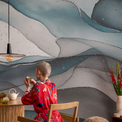 Tapeta fotograficzna fizelinowa Tapeta fotograficzna fizelinowa Kolorowe fale