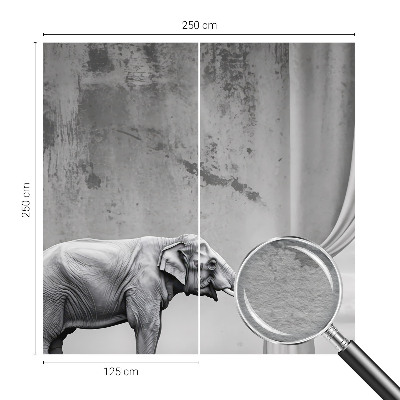 Fototapeta fizelinowa do sypialni z surrealistycznym motywem słonia