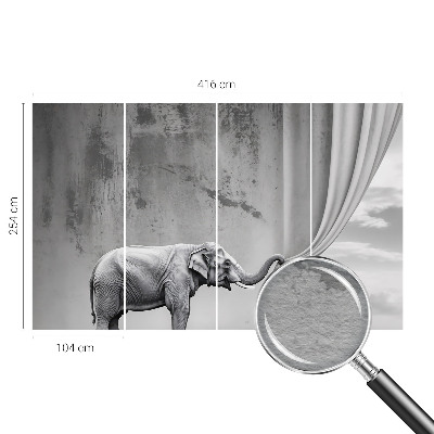 Fototapeta fizelinowa do sypialni Surrealistyczny słoń