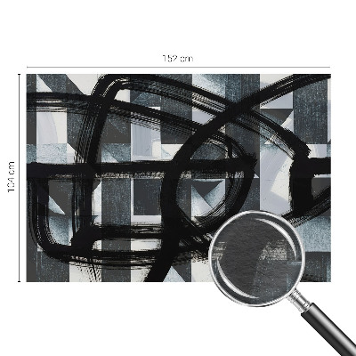 Tapeta fotograficzna fizelinowa z motywem ekspresyjnej geometrii
