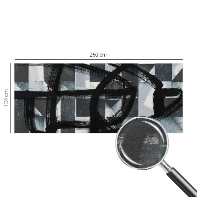 Tapeta fotograficzna fizelinowa z motywem ekspresyjnej geometrii