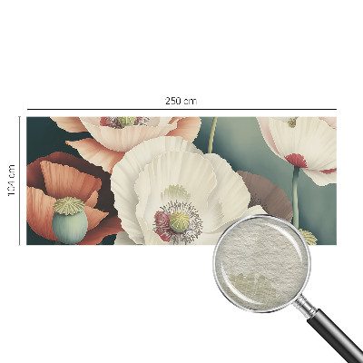 Dekoracyjna fototapeta na ścianę z motywem kwiatowym