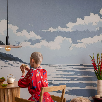 Fototapeta fizelinowa z nadrukiem Fototapeta fizelinowa z nadrukiem Plażowa cisza