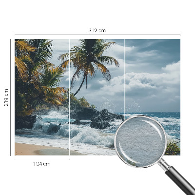 Tapeta fotograficzna z motywem egzotycznej plaży