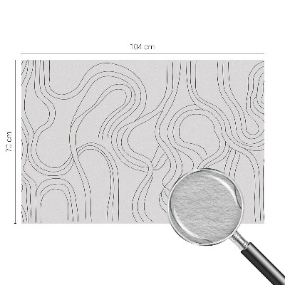Tapeta fotograficzna fizelinowa z motywem linii organicznych