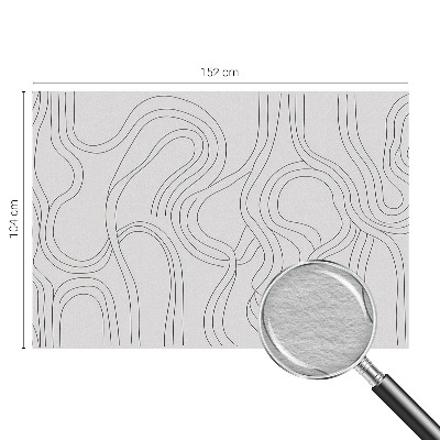 Tapeta fotograficzna fizelinowa z motywem linii organicznych