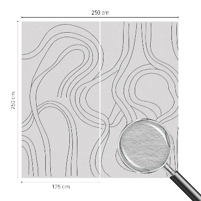 Tapeta fotograficzna fizelinowa Linie organiczne