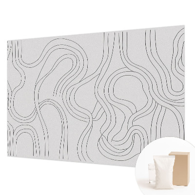 Tapeta fotograficzna fizelinowa Linie organiczne