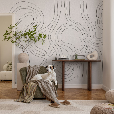 Tapeta fotograficzna fizelinowa Linie organiczne