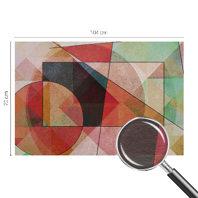 Nowoczesna fototapeta do salonu z geometrycznym, abstrakcyjnym wzorem