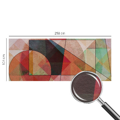 Nowoczesna fototapeta do salonu z geometrycznym, abstrakcyjnym wzorem