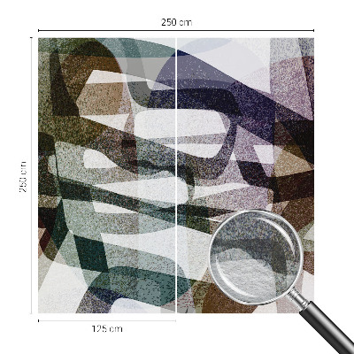 Fototapeta fizelinowa do sypialni z motywem kolorowych łuków