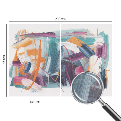 Tapeta fotograficzna fizelinowa Energetyczne pociągnięcia