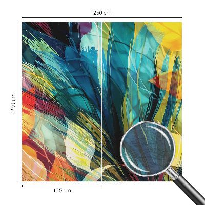 Fototapeta fizelinowa do sypialni Abstrakcyjne liście