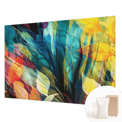 Fototapeta fizelinowa do sypialni Abstrakcyjne liście